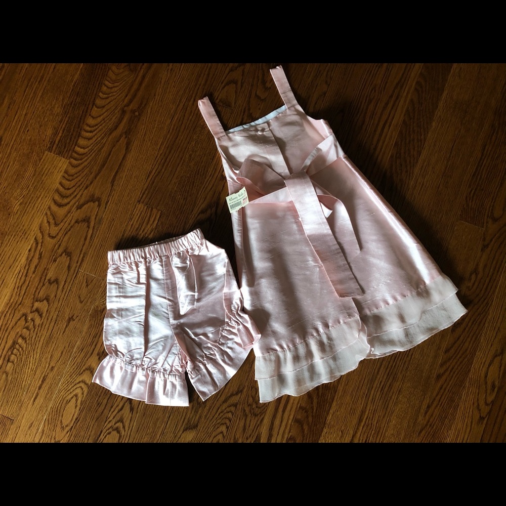 NWT Baby Boo Silk Dress With Bloomer - Picture 6 of 14